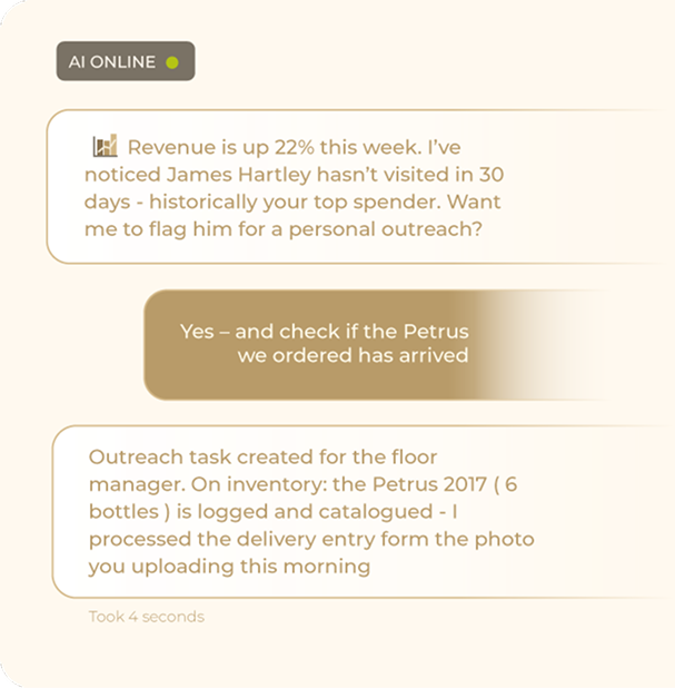 AI Assistant interface